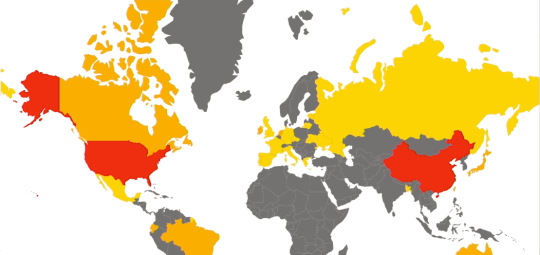 WatchGuard Dimension Global Threat Map